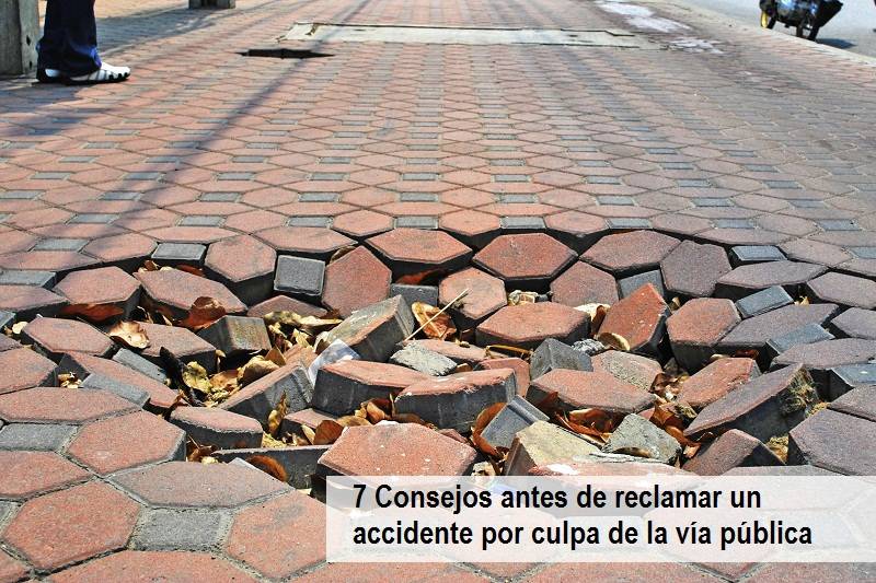 reclamar indemnización por caída en vía pública