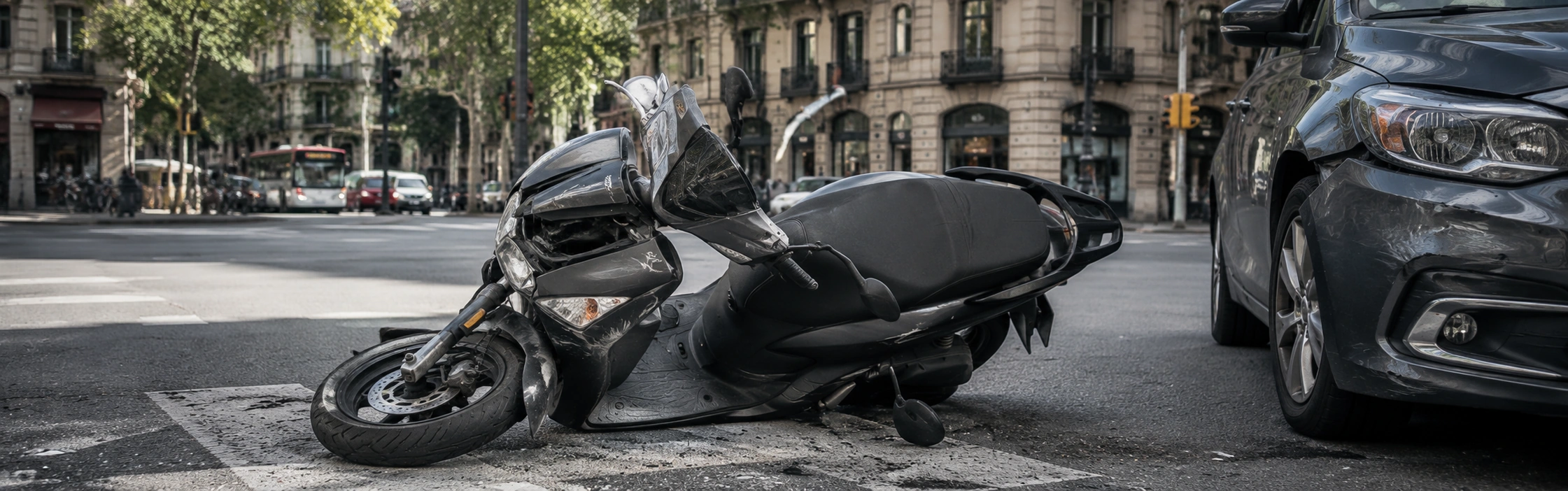 Accidente moto
