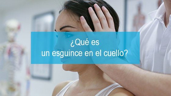 ¿Qué es un esguince en el cuello?